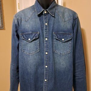 Men American Eagle Large Long sleeve denim